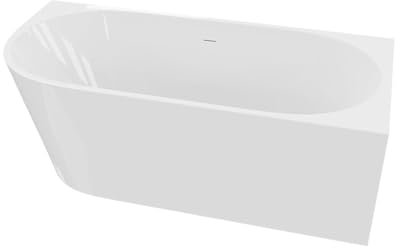 LAVITA Vasca ad angolo indipendente Sinistra Caldera 1600 Acrilico 160x75x58 cm Vasche da bagno Forma rettangolare Moderna Acrilico Libera installazione 2 persone 250 L Rivestimento antimicrobico