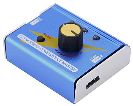 KIMISS 3CH ESC Servo Tester – Erweiterter CCPM-Konsistenz-Master-Checker für RC-Flugzeuge, Hubschrauber und Autos
