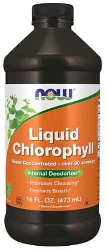 Super concentrato, clorofilla liquida, aroma naturale di menta, 473 ml,
