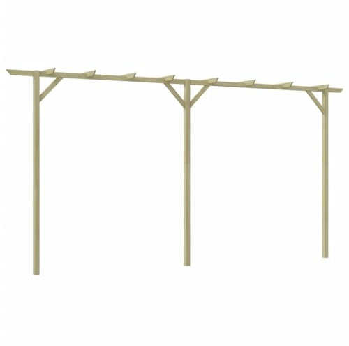 Kangmusi Kangmusi41664 Pergola de jardin en bois 410 x 40 x 203 cm