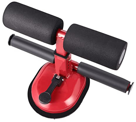 GAROZATION Trainingsstange Für Sit-up-übungen Bauchwegtrainer Mit Saugnapf Fitnessstange Für Beinmuskeltraining Und Taillen-Workout Langlebig Und Sicher Geeignet Für Zuhause