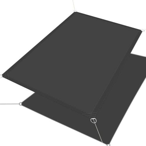 Rete Ombreggiante da Giardino 150 x 200 cm,Antivento, Alta Protezione Solare, Pes Protezione UV 98%, Vela Parasole Tenda da Sole,Per Giardino Esterno Terrazza, Grigio Scuro