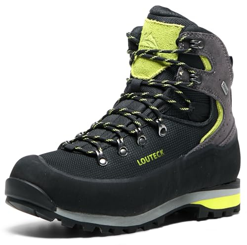 Men's Newton Ridge Waterproof Hiking Boot (Black Green, Adult, Men, 9, Numeric, US Footwear Size System, Wide)