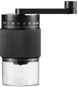 Dicmracy Molinillo manual de granos de café, cuchillas de cerámica, molinillo de café ligero de mano, 209.8 g por molino, para espresso, prensa francesa, turco