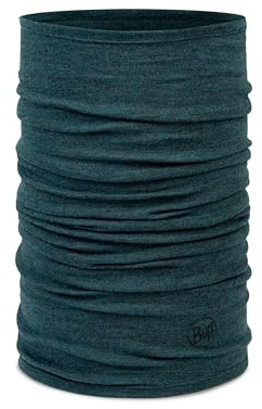 Buff Midweight merino halsvärmare herr dam vuxen, multifunktionell halsduk 100% merinoull, vandring, utomhus, hållbar, lätt, en storlek
