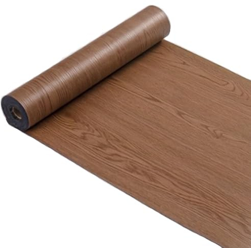 Revêtement de sol en vinyle autocollant - 40 x 200 cm - En PVC - Aspect bois - Pour cuisine, salle de bain, salon, chambre à coucher