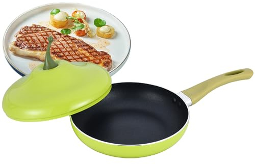 Pentola piccola a forma di frutta e verdura – Pentola con coperchio – per piano cottura a induzione cottura latte zuppa spaghetti friggere bollire cucina piano cottura