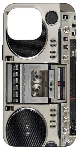 Vintage 80s Boombox Ghettoblaster Case for iPhone 16 Pro Max