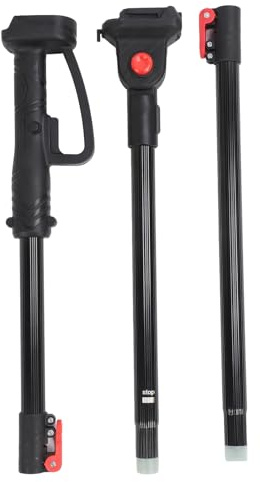 Asta Telescopica 3 Segmenti in Alluminio Leggero, Palo Estensibile per Potatura 1,5m - Impugnatura Antiscivolo, Regolabile e Compatibile con Motoseghe Elettriche, ed