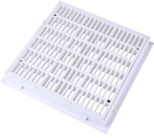 Beaupretty Drenaje Principal Cuadrado para Piscina al Aire Libre de Plástico Blanco Superficie Lisa para Flujo Suave y Accesorios para Desagües de Piscinas