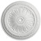 DECOSA Rosette Donatella, weiß, 6 Stück à Ø 32 cm - Stuckrosette aus Styropor - individualisierbare Deckenrosette