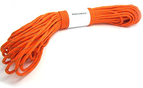 WINGONEER 550 Paracord Mil Spec Type III 7 Strand Parachute Cord 100 feet