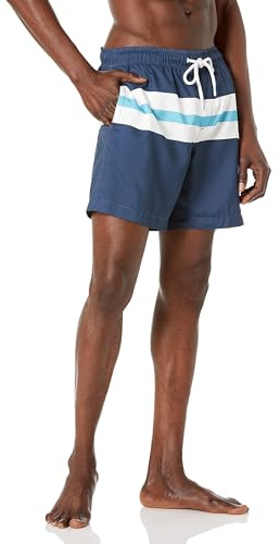 Amazon Essentials Costume a Boxer Ad Asciugatura Rapida 18 cm-Colori Fuori Produzione Uomo