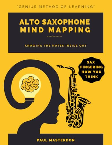 Alto Saxophone Mind Mapping: A Sax Chart How You Think (Learn Alto Sax Fast - Accelerated Learning Memory Techniques, Band 1)