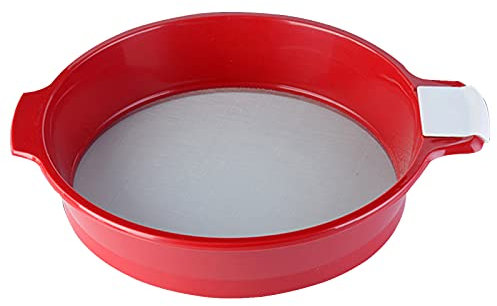Dispensador de azucarero/cacerola, tarro de especias, condimento de sal, tamiz de filtro de harina, tamiz for hornear, tamiz de harina de plástico, tamiz de harina, tamiz de glaseado y azúcar, malla 6