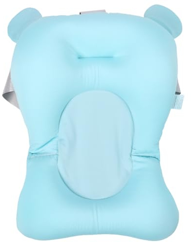 DOITOOL Baby Bath Cushion 11.7 Inch Infant Shower Bathtub Mat Non-Slip Support Pad for Newborns and Toddlers Bathing Safety and Comfort