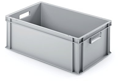 DIE BOX FABRIK Eurobehälter 600x400x220mm - Vielseitige Lösung für effiziente Lagerung und Transport | Lagerbehälter | Transportbehälter