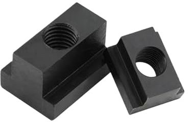 5/10 Stück M5 M6 M8 M10 M12 M14 DIN508 Schwarzoxid-Finish Kohlenstoffstahl Güteklasse 8,8 T-Nut-Mutter mit Gewinde durch Schlitz-T-Muttern Möbel(Size:M12 10PCS)