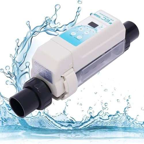 Générateur de Chlore au sel, générateur de Chlore au sel électrolytique 8/12/16/20 g/h, Dispositif de chloration de Spa à Eau salée, pour Piscine, Piscine Spa