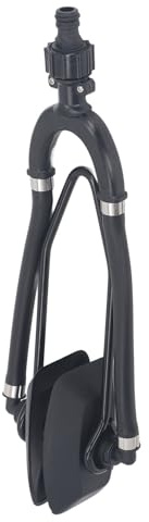 Spacnana Enjuague de Motor de Flujo Dual con Alimentación de Agua Dual para Barcos, Ventosa Rectangular Grande, Enjuagador de Agua de Motor Fueraborda con Adaptador para Manguera de 5/8