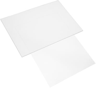 ROMISBABA 10stücke Teiliges Transparente Schablonenblätter Druckstift Wiederverwendbare Malvorlagen Für Zeichnen Und Spray Painting Hochtemperatur Für Kunstprojekte