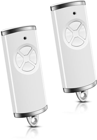 868MHz Garagentoröffner Fernbedienung kompatibel mit Hörmann bs,HSE1-868-BS, HSE2-868-BS,HSE4-868-BS, HS1/HS4/HS5-868-BS,HSP4-868-BS, HSD2-868-BS,HSS4-868-BS,Handsender,White (2 Stück)
