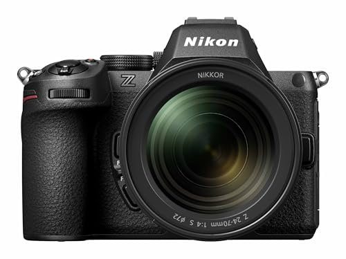 Nikon KIT Z 5II + Z 24/70mm f/4, Appareil Photo Numérique Hybride Plein Format (24,5 MP, 4K/30p, Rafale 14 i/s en RAW ou 30 i/s en JPEG, stabilisation du capteur sur 5 Axes, Double Slots SD