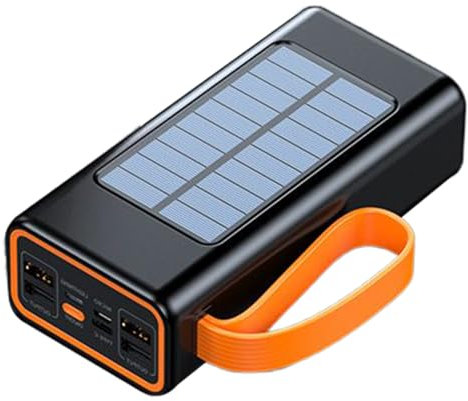 Chargeur Solaire Portable, Panneau Solaire, chargeurs de téléphone Portable, Batterie Externe, Compact et, Batterie Externe pour la Marche, l'escalade, l'utilisation en extérieur