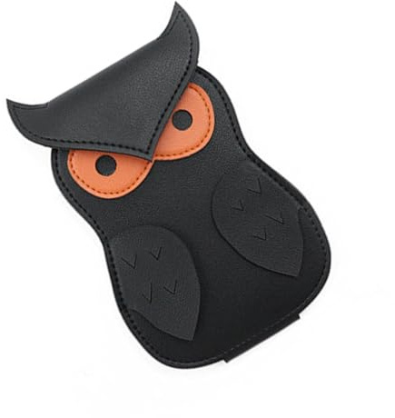 Beimus Gitarrplektrum förvaring påsar gitarr plektrum väska gitarr plektrum hållare PU-läder gitarr plektrum organiserare plektrumhållare, Svart, 17*11cm