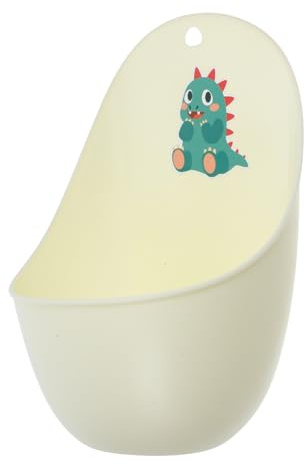 Urinatoio per Bambini a Parete in Pp Beige, Forma Cartoon | Bagno, Addestramento alla Toilette, Design Compatto Salvaspazio, per Bimbo