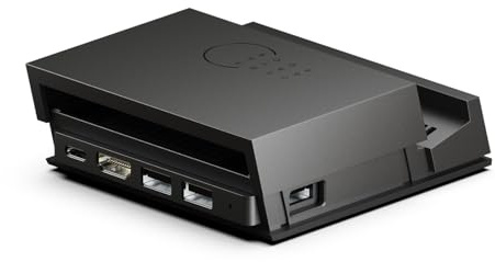 SAVAGE RAVEN by Skull & Co. Jumpgate PRO Portable Dock with Detachable USB Hub HDMI TV Adapter for Nintendo Switch 2- Black