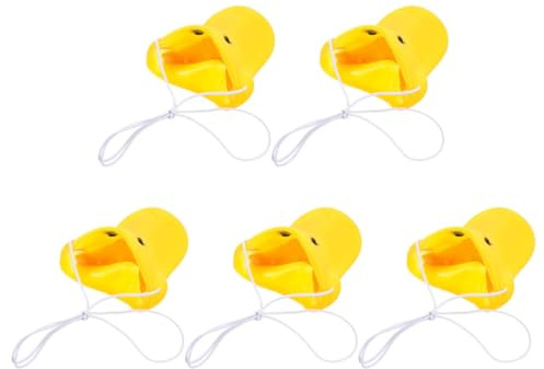 BESPORTBLE Nariz de Pato para Disfraces 5 Piezas Máscara de Simulada Ligera y Cómoda Talla para Cosplay Fiestas Halloween y Eventos Temáticos
