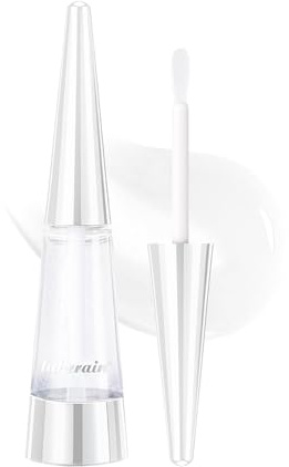 Plumping Lip Gloss, High-Shine Hydrating Lip Plumper with Lip Tint Finish | Waterproof Long-Lasting Moisturising Gloss for Fuller-Looking Lips (#3 Crystal)