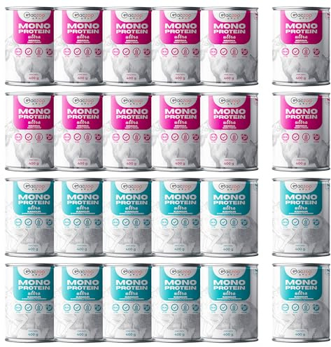 Gaczoo – Nourriture Humide pour Chiens – Aliment Humide hypoallergénique – Kangourou et chèvre – sans céréales, Mono-protéine – Haute digestibilité – Mono Protein Ultra 24 boîtes