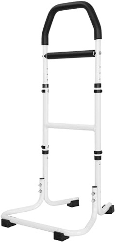 Aide aux personnes âgées - Aide au lever du canapé, du lit, des toilettes, de la marche - 5 niveaux - Hauteur réglable - Design ergonomique en forme de H - Pieds antidérapants