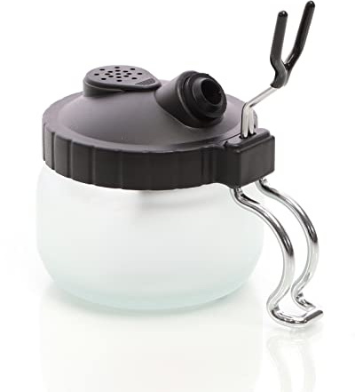 Airbrush Pot de Nettoyage pour aérographe avec Support