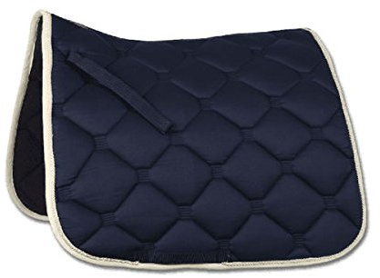 Waldhausen Schabracke, uni, - dunkelblau/creme
