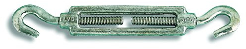Chapuis 350/16Z Tendeur 2 Crochets Acier Zingué Charge de Travail Indicative pour Câble, Gris, Ø 16 mm
