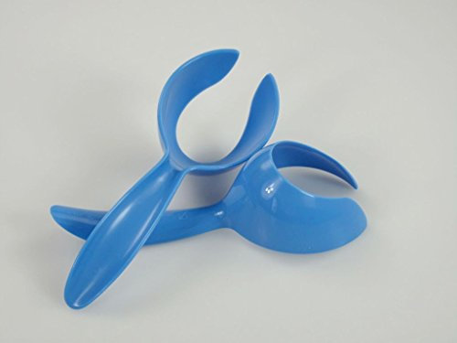 TUPPERWARE Küchenhelfer Löffel Eierlöffel (2) blau Eier Eierhalter Löffel P 22593