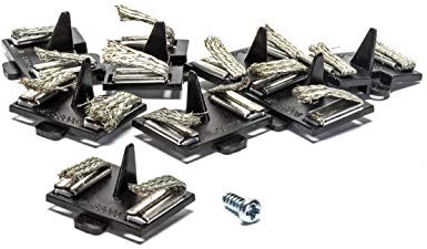 Scalextric Micro Spare Guide Blacks - Pack of 8 Guide Blades with Screws - Compatible with 9v Track System 2019+, Micro Scalextric Accessories