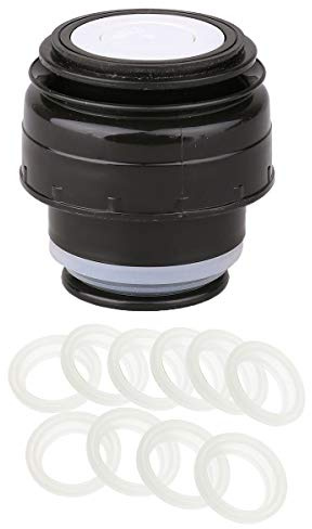 TiaoBug Isolierflasche Thermosflasche Deckel mit 10Pcs Silikondichtungen O-Ringe Dichtungen 4.5cm/5.2 cm Durchmesser Ersatzdeckel Auslaufsicher A Deckel und Dichtung Durchmesser 4.5cm