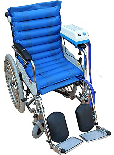 HSRG Cuscino per sedia a rotelle, Cuscini a pressione per piaghe da decubito, Cuscino del sedile gonfiabile ad aria con pompa elettrica, Cuscini antidecubito da letto per piaghe da decubito