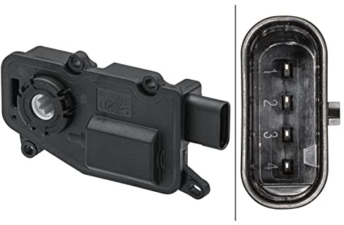 HELLA - Stellelement - 12V - 4-polig - elektrisch - 6NW 011 303-711