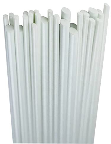 LBONG Pflanzenstäbe,Pflanzenstützen Pflanzenstäbe zur Stabilisierung von Pflanzen im Garten Glasfaserstäbe für Garten Kletterpflanze(8mmX2.2m(7.2ft))