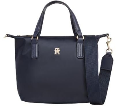 Tommy Hilfiger Damen Tote Bag Tasche Poppy Small Klein, Blau (Space Blue), Einheitsgröße