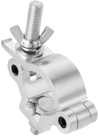 QUARKZMAN Traversen Klammern, Leichttraversenklemmen Rohrschellen Halbschelle für 35-45mm Rohrdurchmesser, maximale Belastung 68,04 kg, Einzelverschluss, 1 Stück