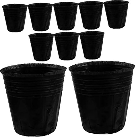 INOOMP 100pezzi Sacchetti Per Piantine Pe Resistente Confezione Per Coltivazione e Sviluppo Radicale Design Innovativo Per Osservazione Facile Delle Piante