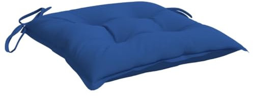 vidaXL Cojines de Palets de Jardín 4 uds, Almohadas para Silla Sofá Asiento, Almohadillas para Muebles, Decoraciones para Patio, Tela Oxford Azul
