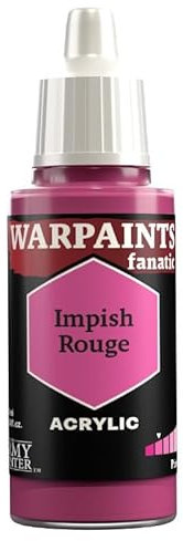The Army Painter, Warpaints Fanatic Impish Rouge Single Acrylics, Miniature Hobby Painting, Quality Paint for Miniature Wargaming