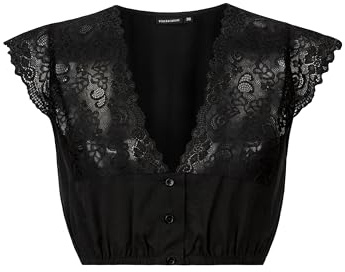 Stockerpoint Dirndlblus Aveline, svart, 42